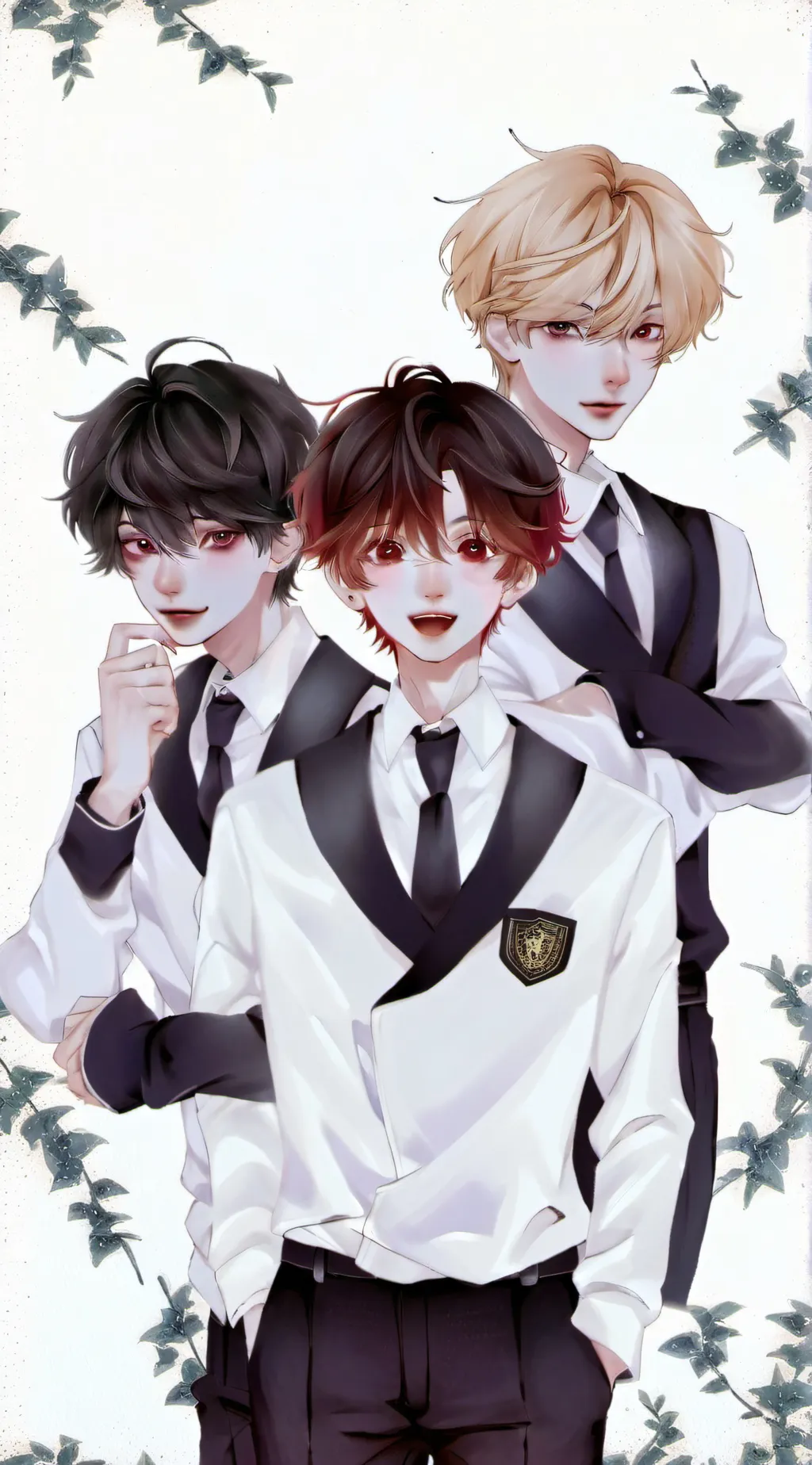 ai character: Nathan,Max,and Jax background