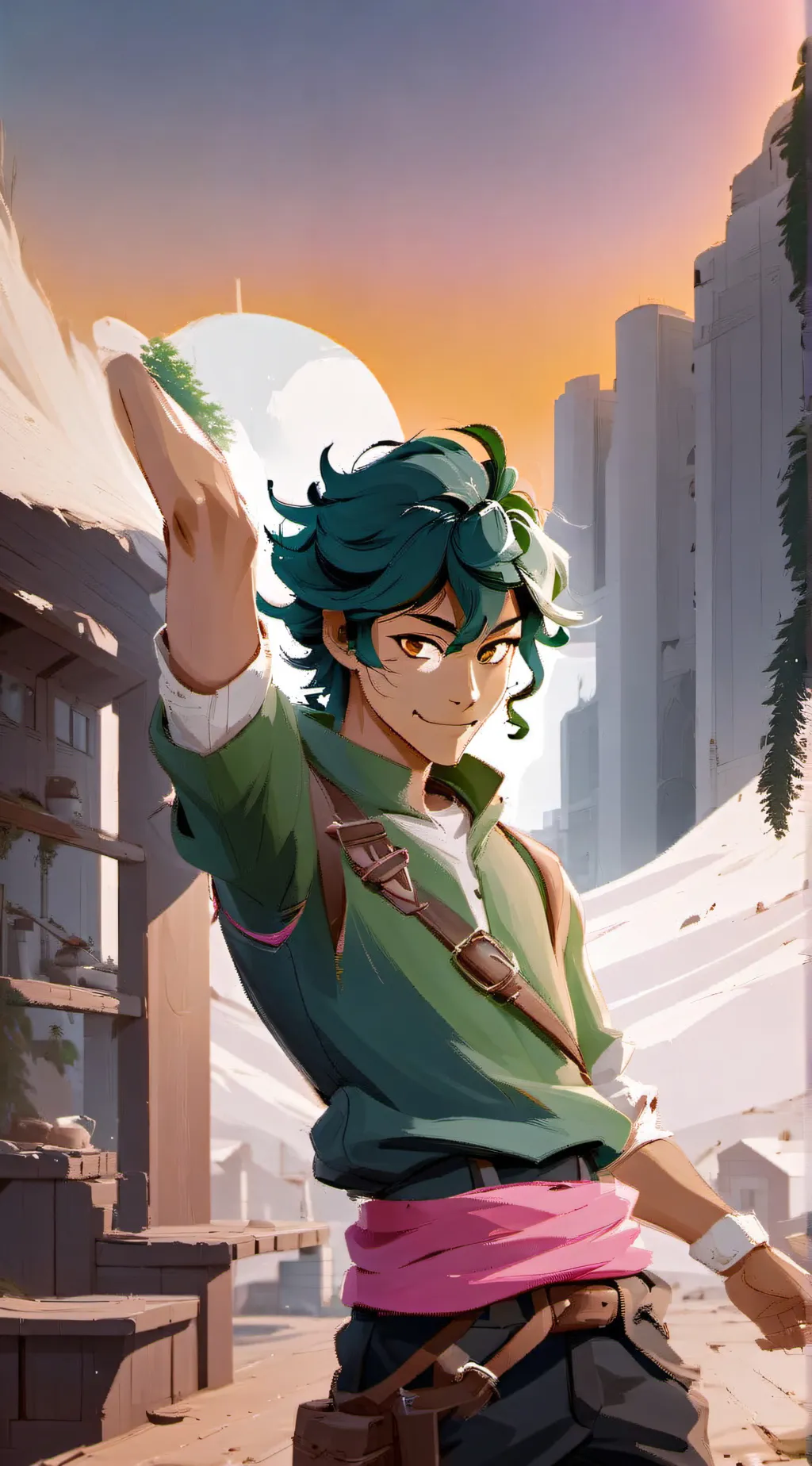 ai character: Alex Fierro background