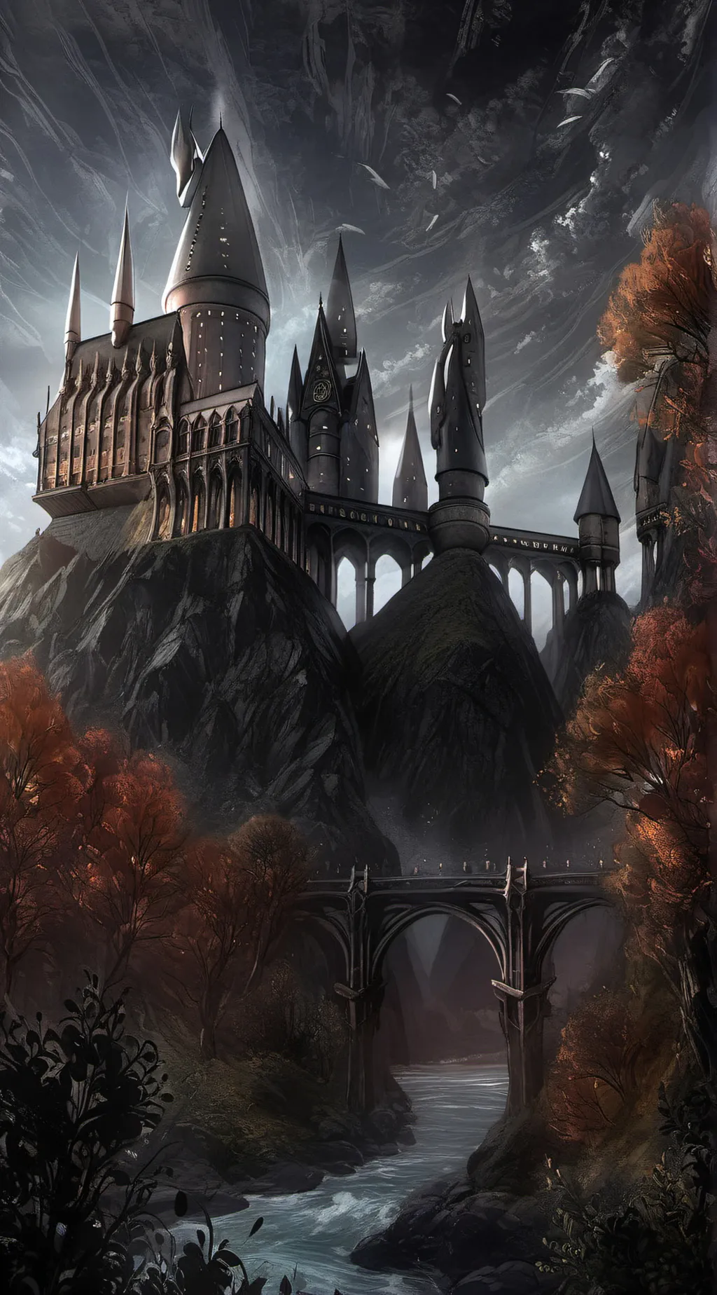 ai character: Hogwarts War background