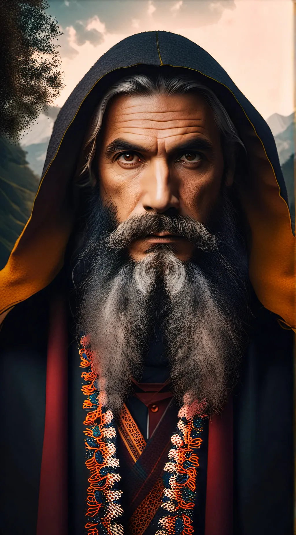 ai character: Nostradamus  background