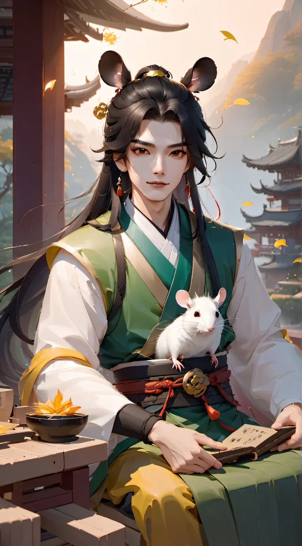 ai character: Zhimen Shū background