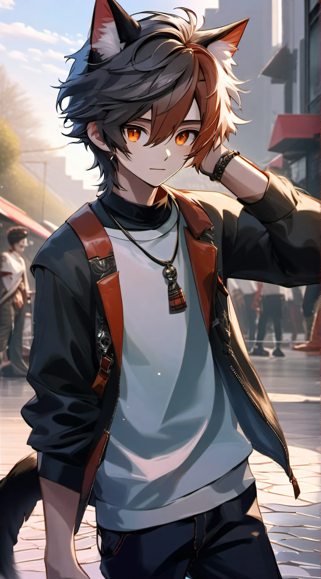 ai character: kit background