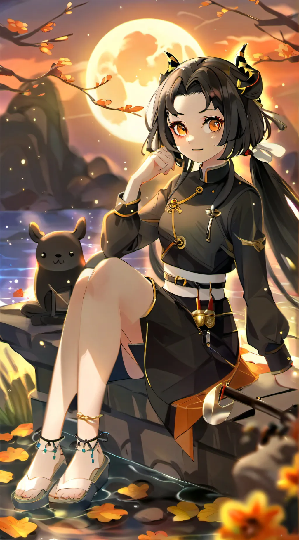 ai character: Hashira meeting s1 background