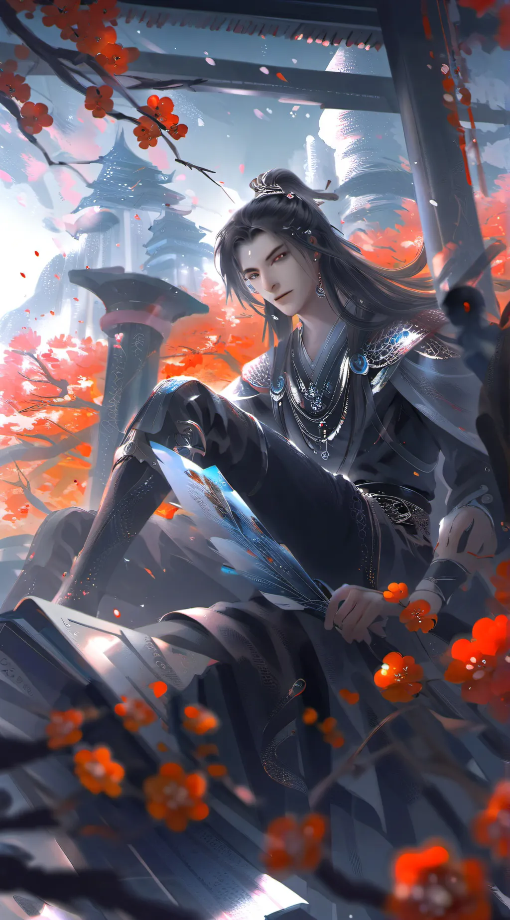 ai character: Gojo vs fpe  background