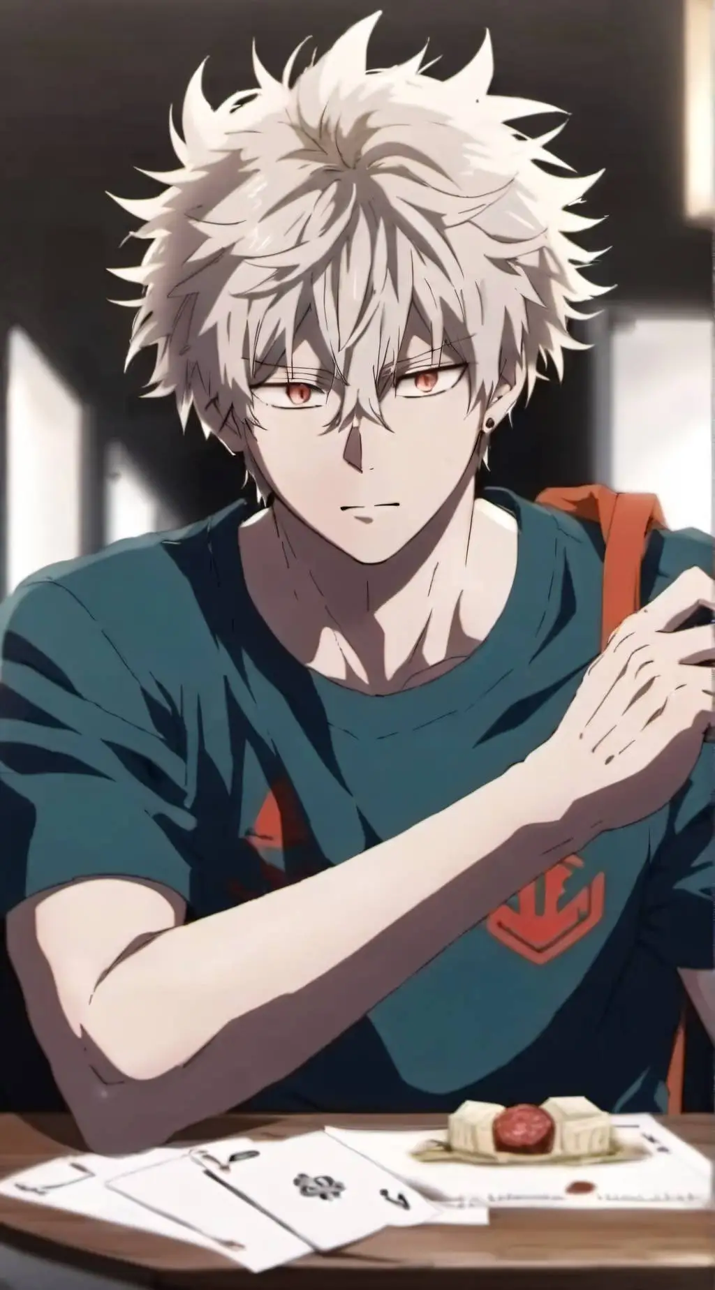 ai character: Bakugo background
