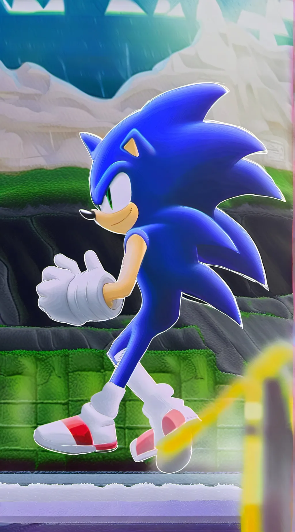 ai character: Sonic background