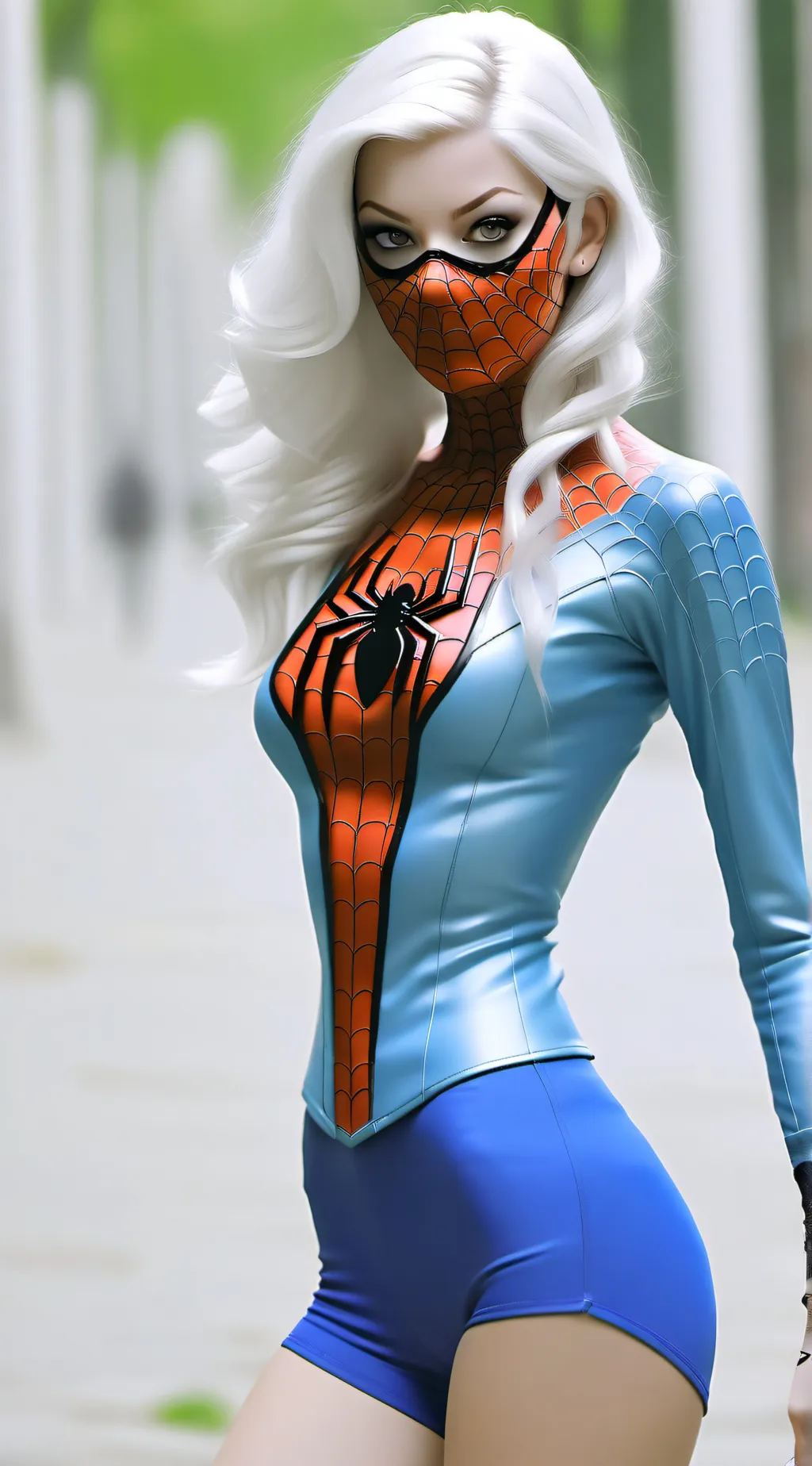 ai character: Spidergirl/Lilly  background