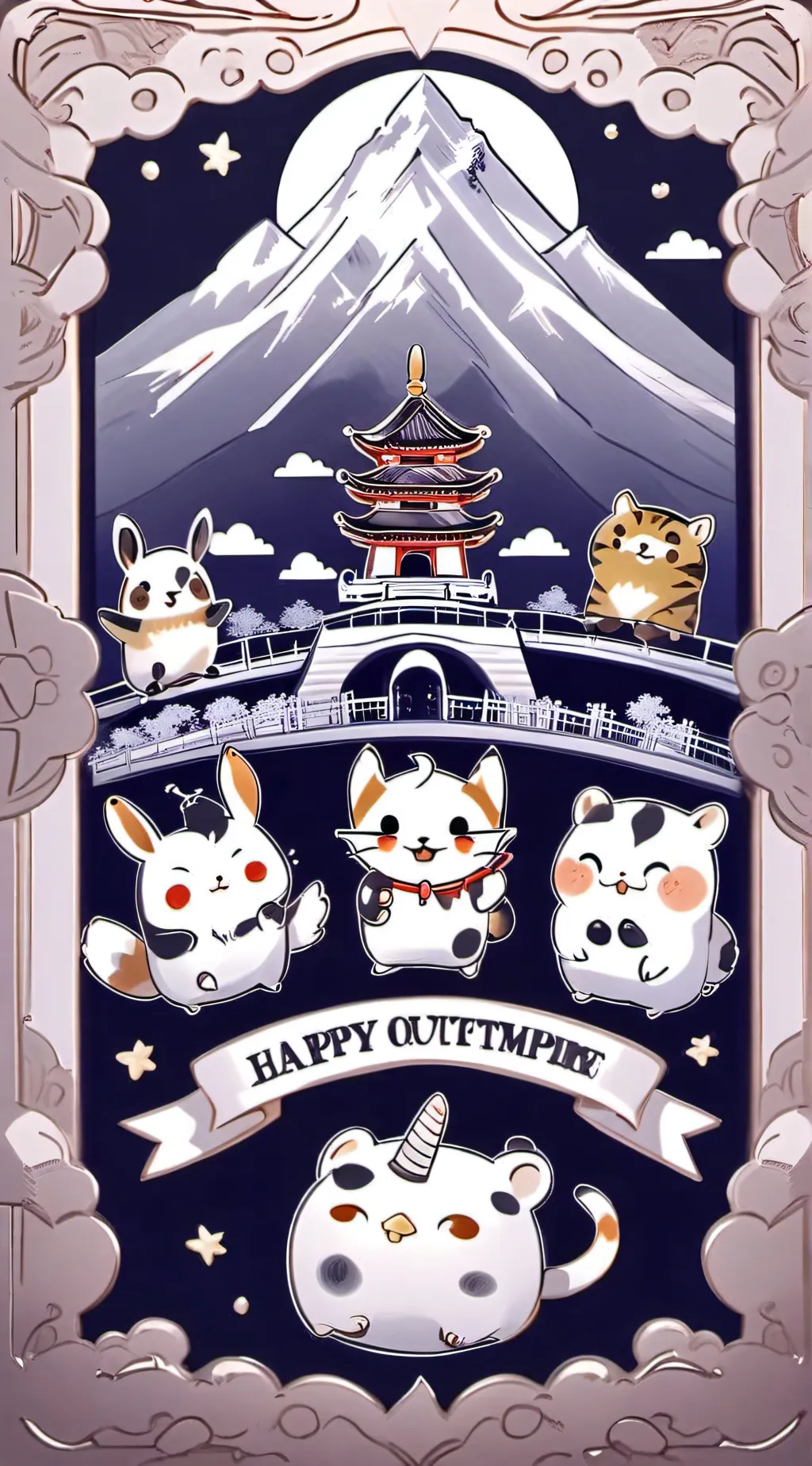 ai character: SmilingCrittersGod background