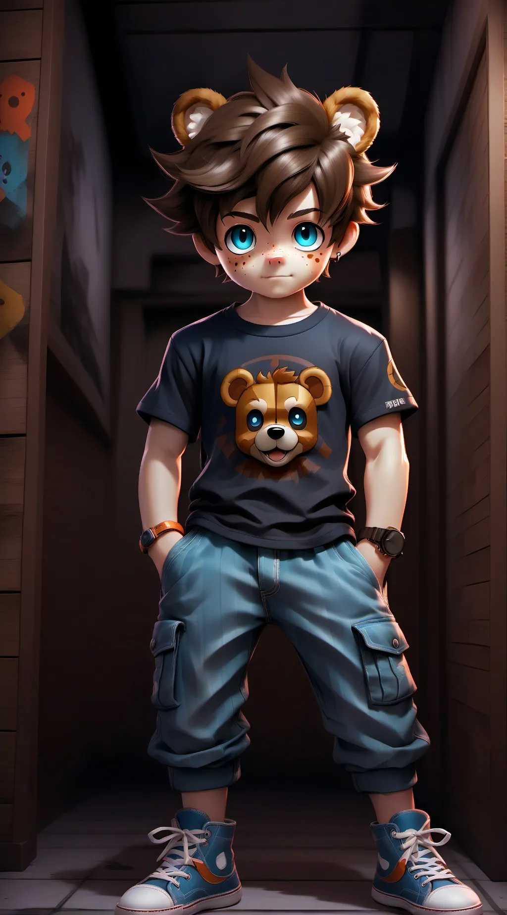 ai character: Gregory  background