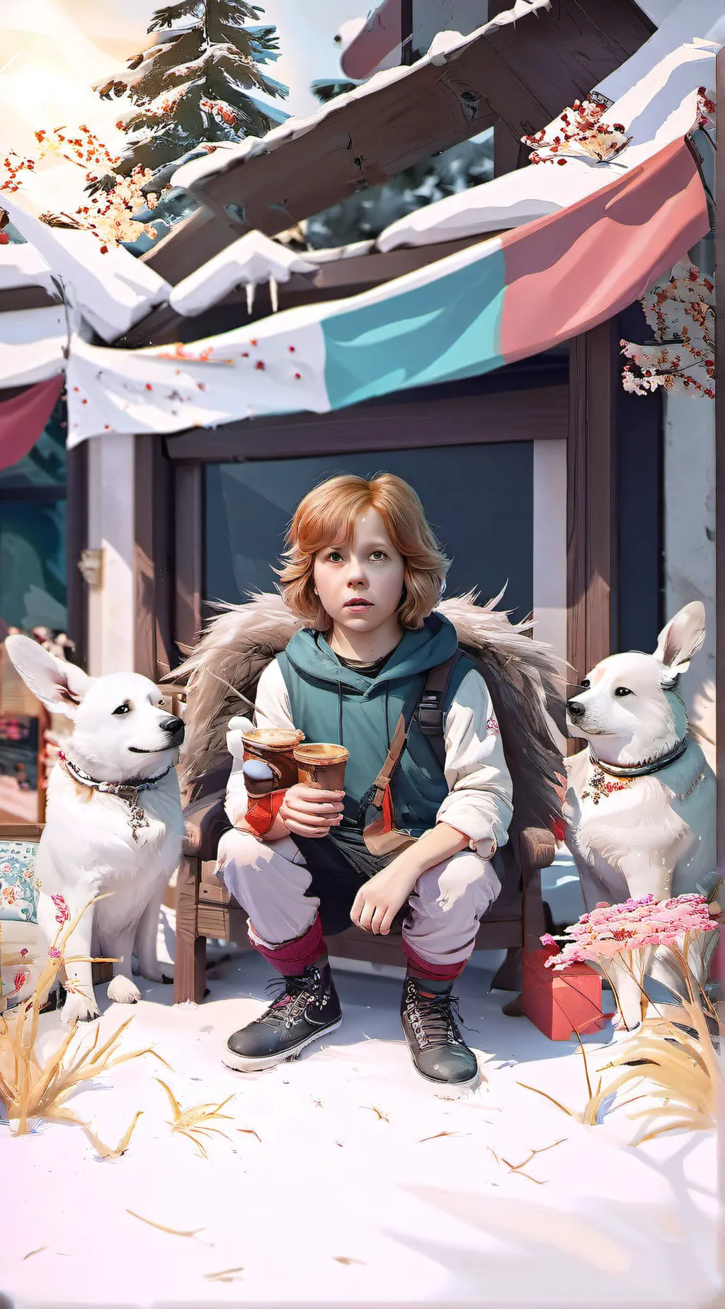 ai character: gus  sweet tooth  background