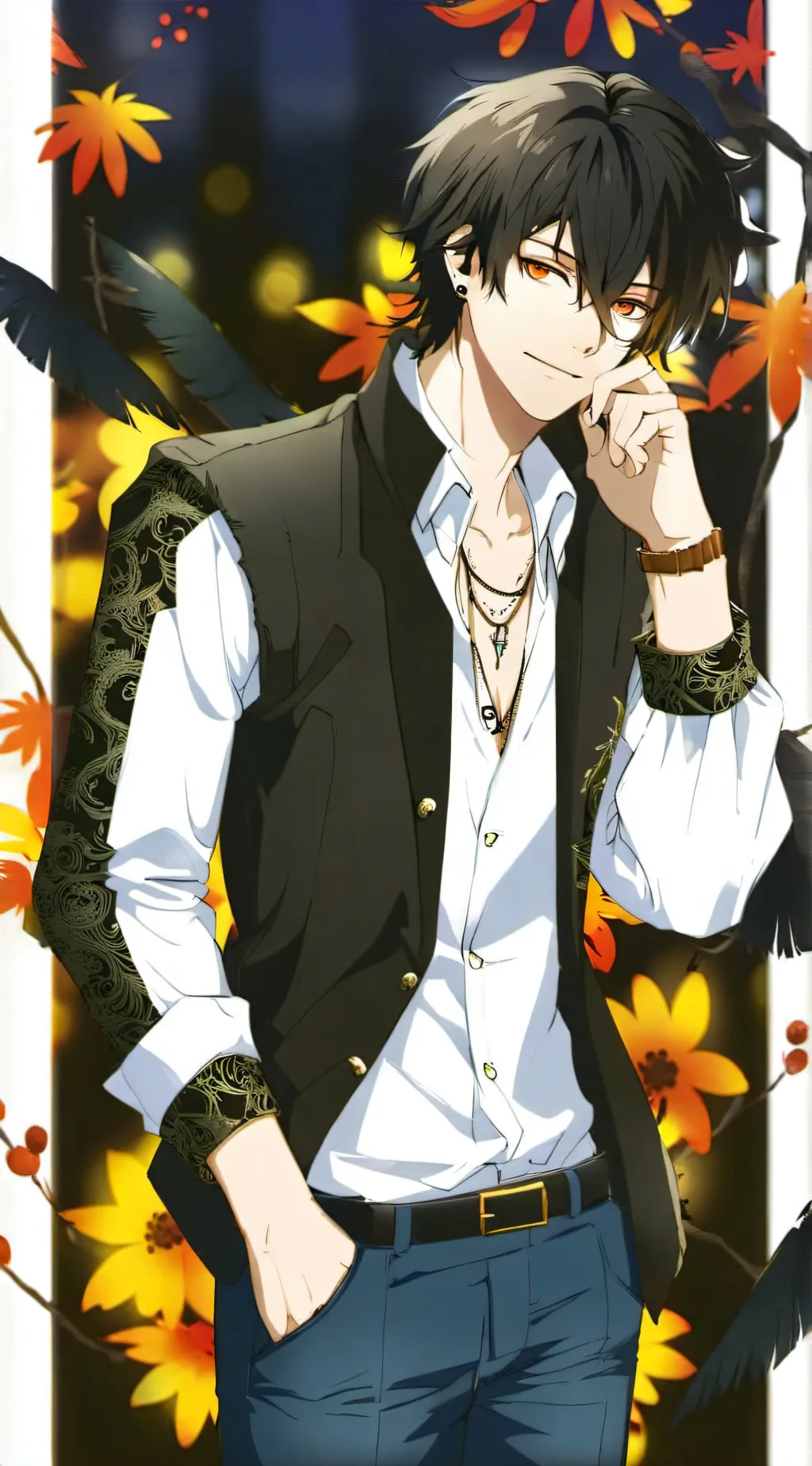 ai character: Leo background