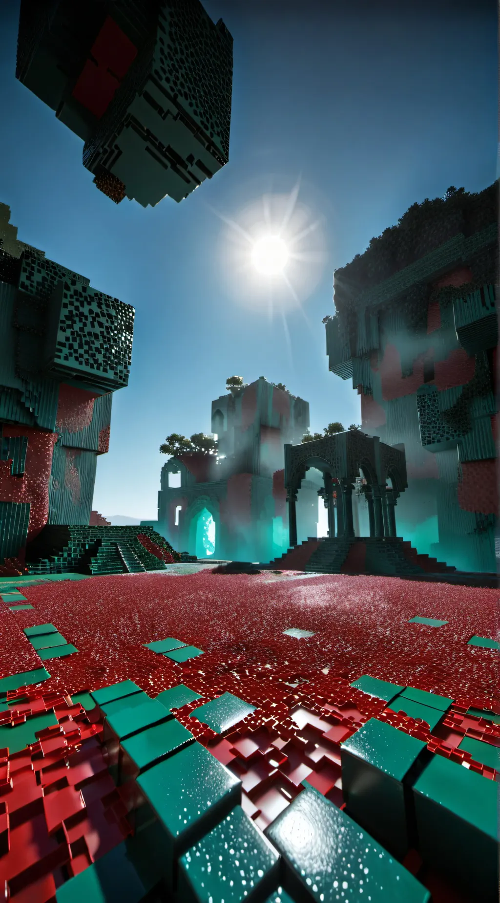 ai character: Inmine craft  background