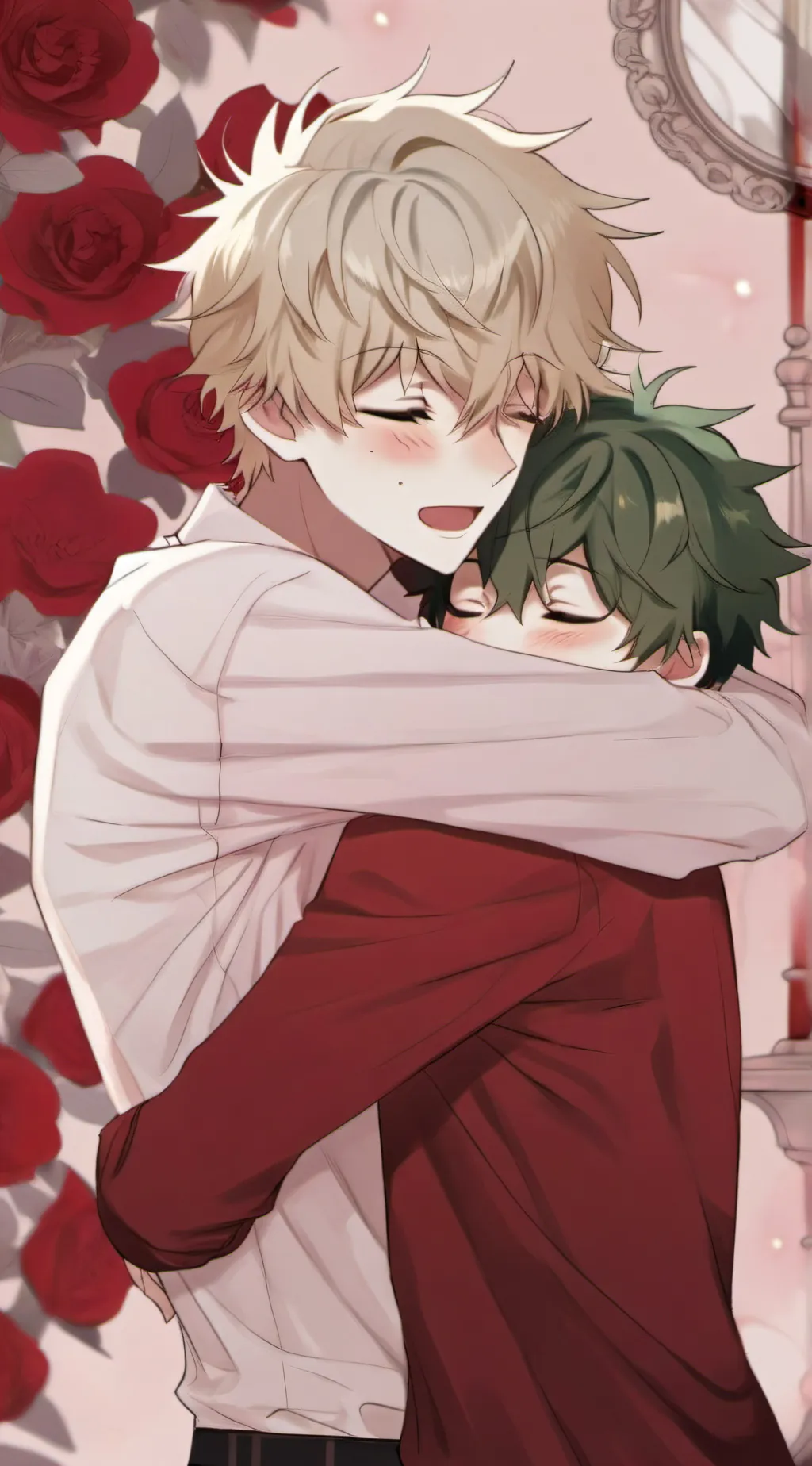 ai character: Bakugo x Deku!✓ background