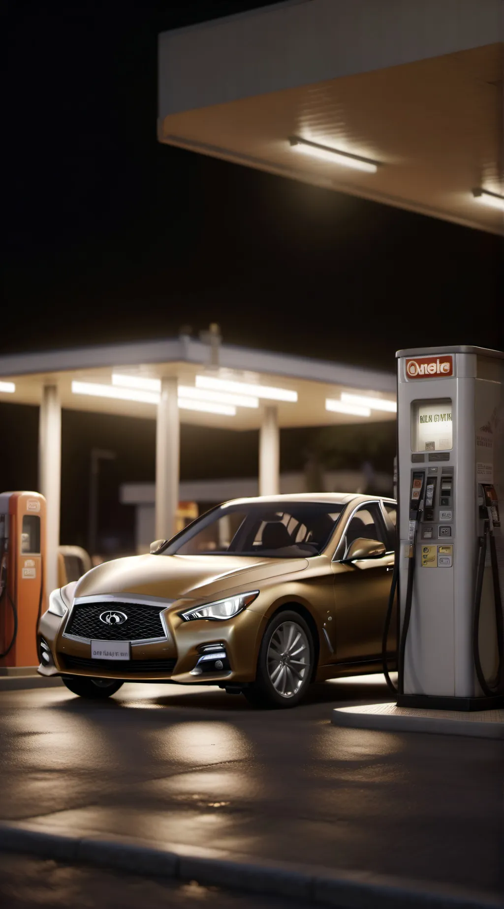 ai character: Don't stop for gas background