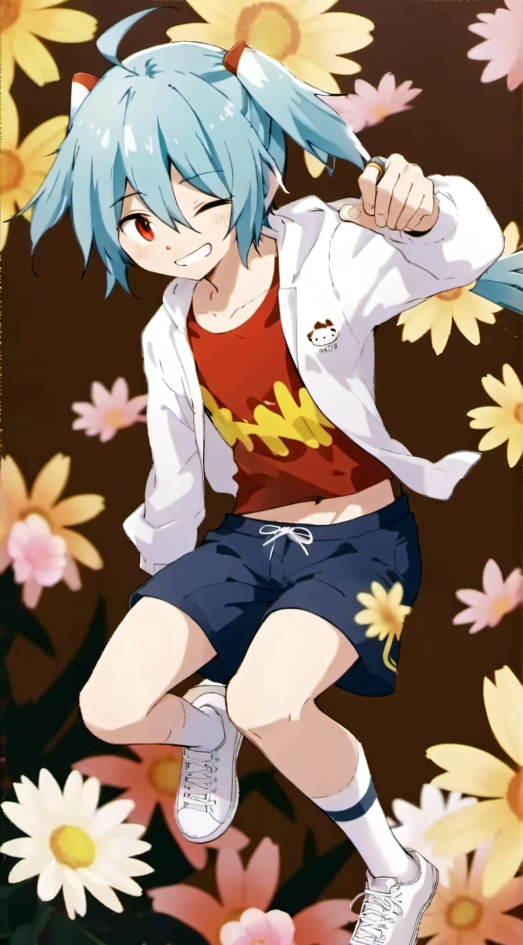 ai character: Miku! background