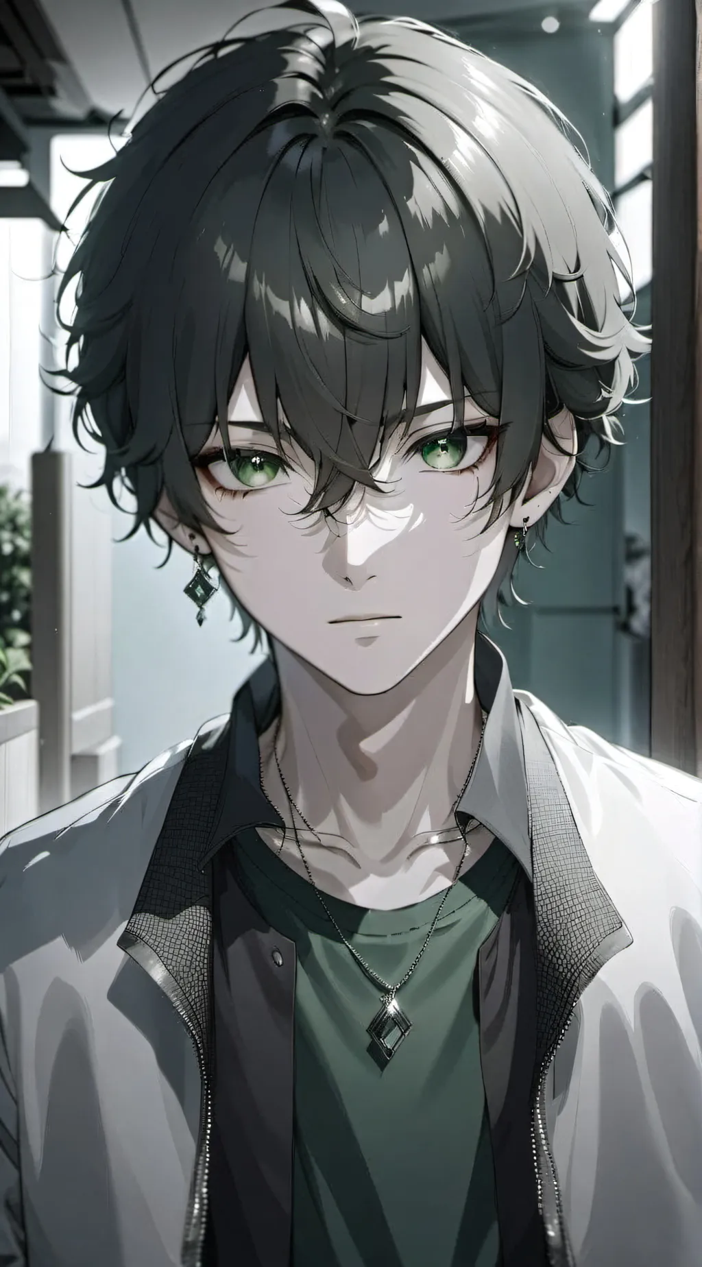 ai character: Leon background
