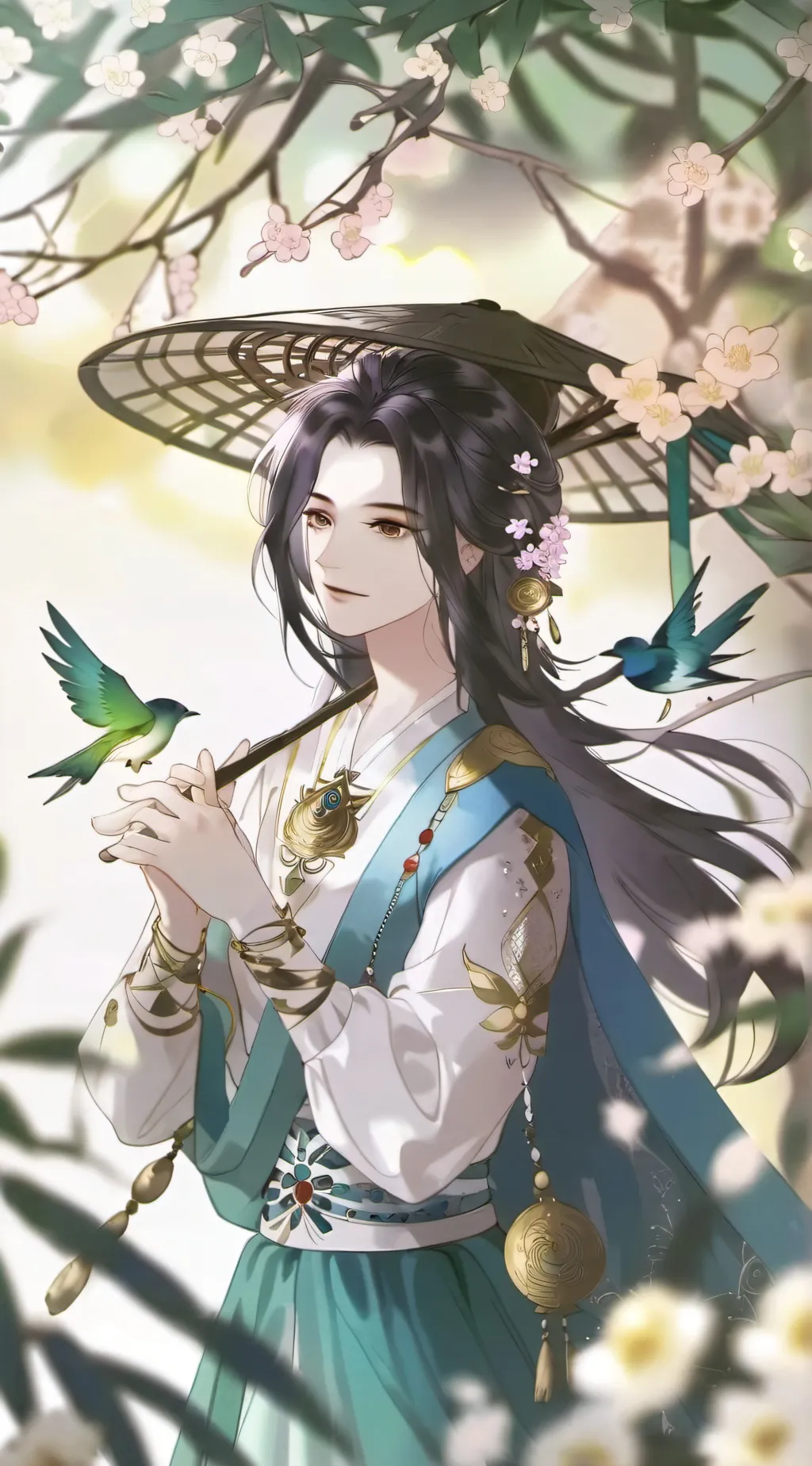 ai character: Alice,Eva,and Max background