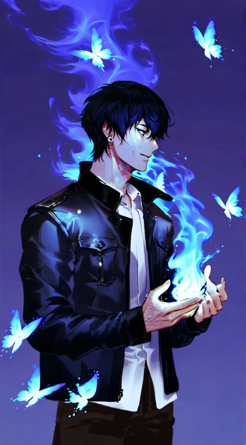 ai character: Random background