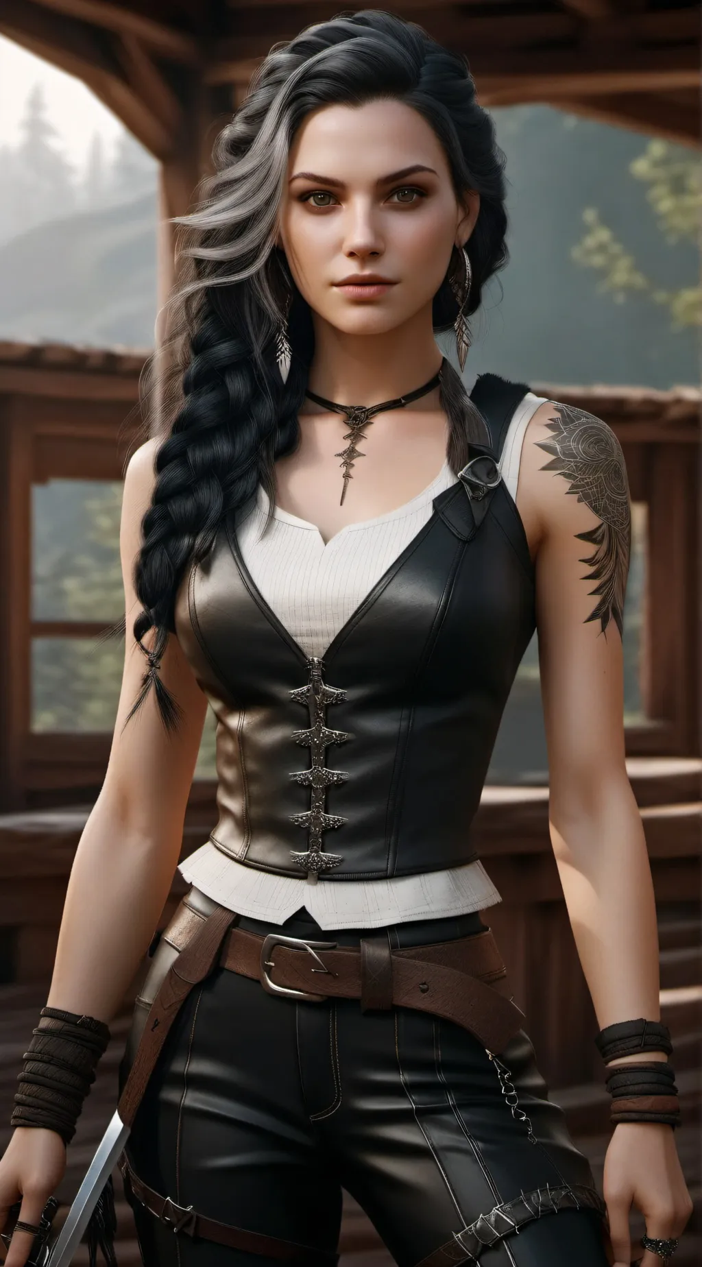 ai character: violet sorrengail background