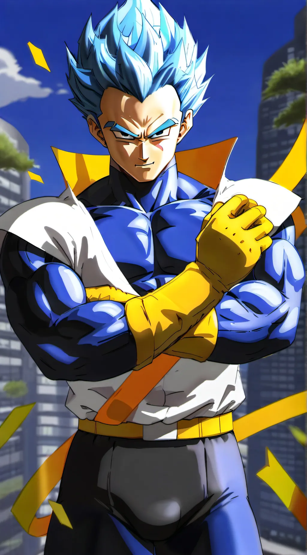 ai character: Vegeta background