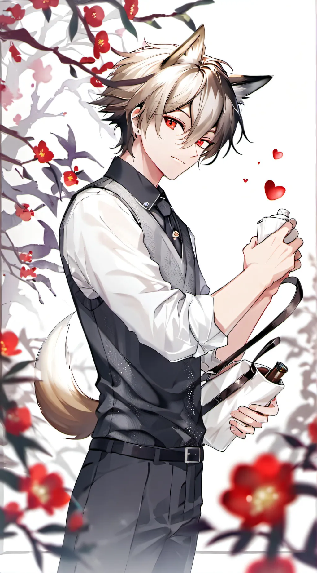 ai character: Linen  background