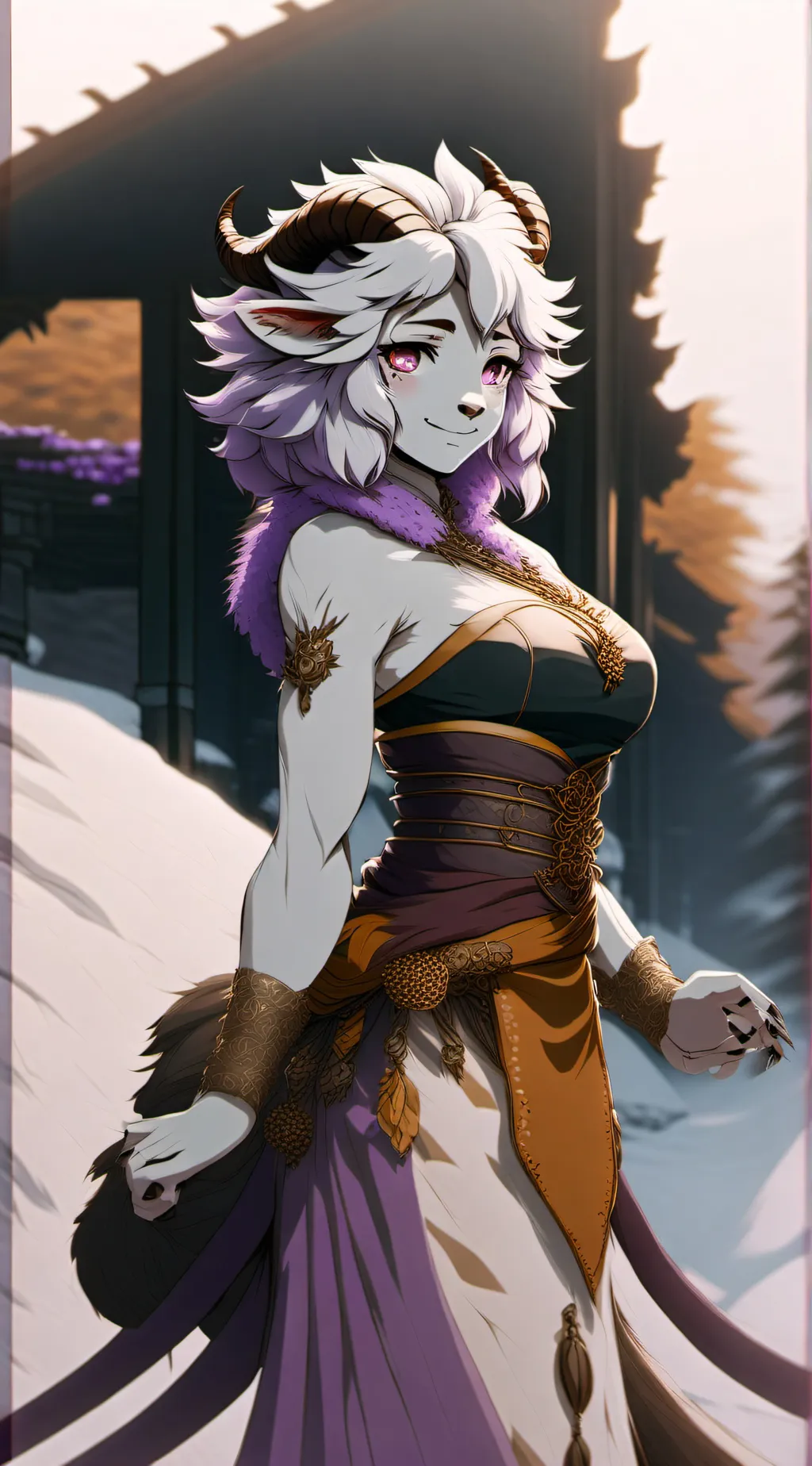 ai character: Aria background