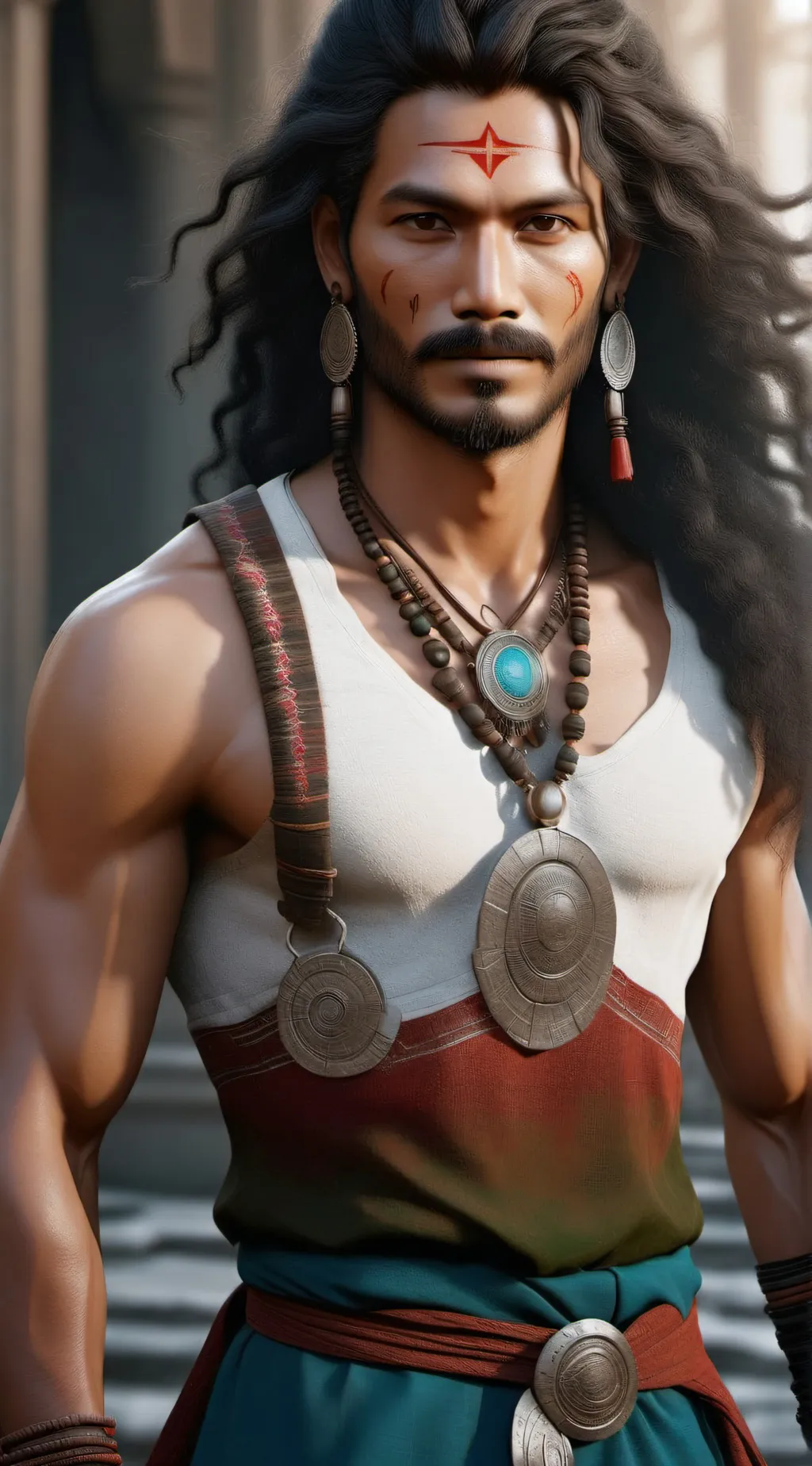 ai character: baahubali background
