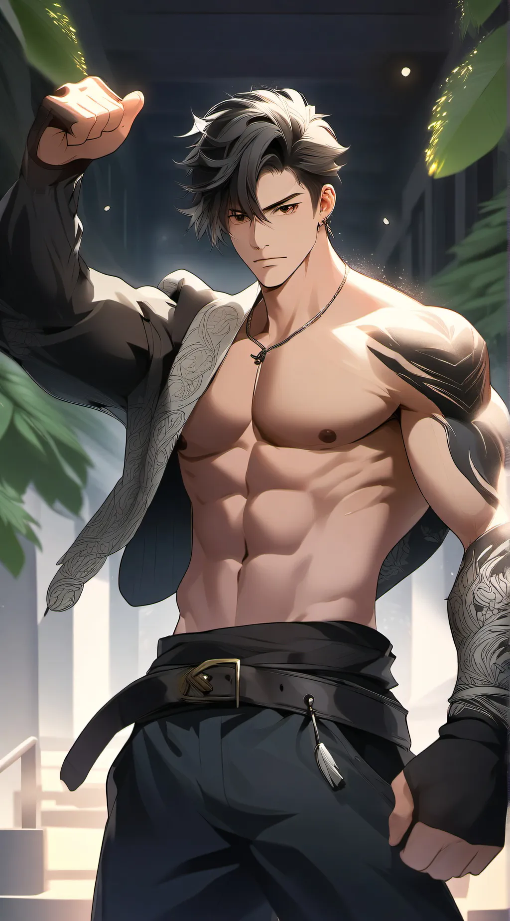 ai character: Groan background