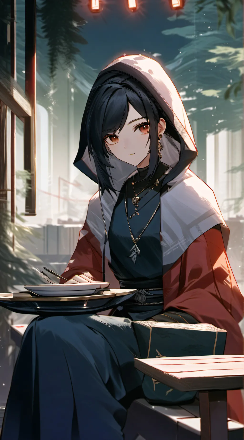 ai character: Blair Sinclair  background