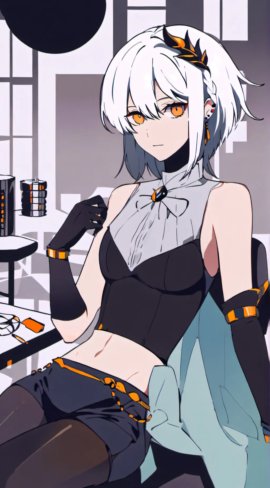 ai character: Aria background