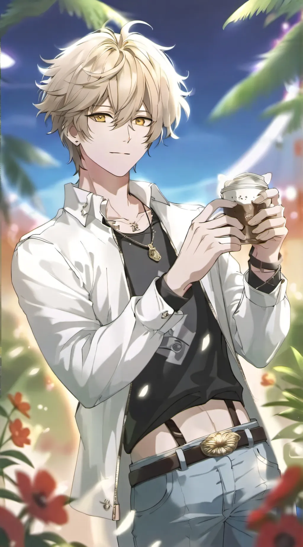 ai character: arron background