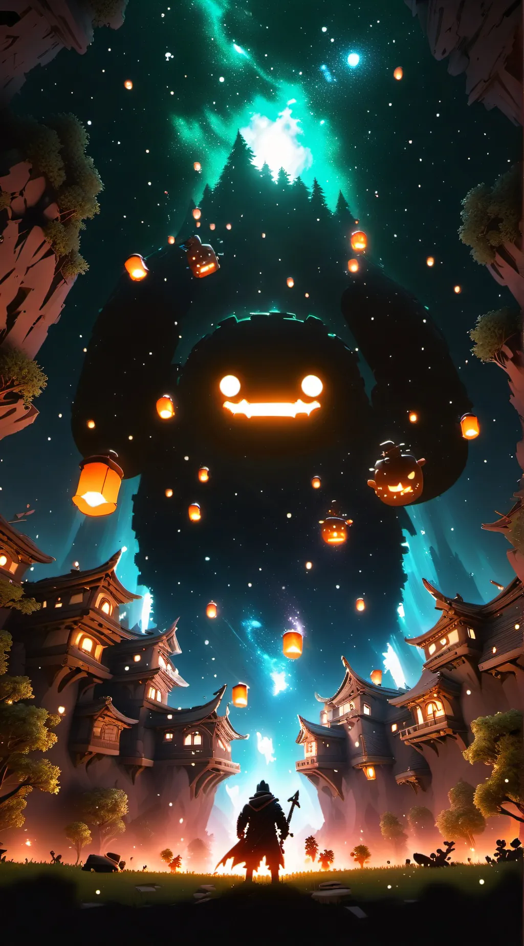ai character: Bedwars sweat background