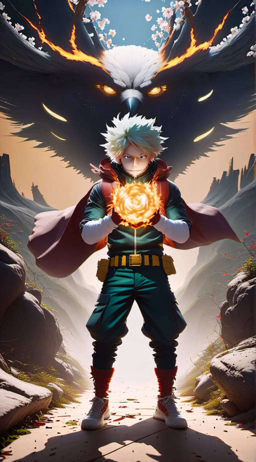 ai character: MHA Villain background