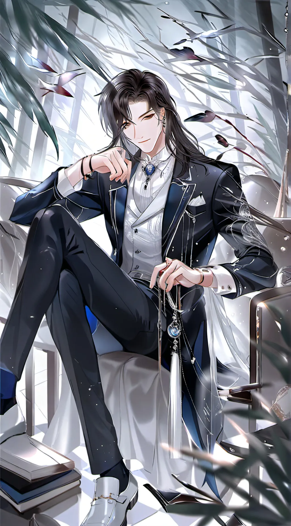 ai character: ∆Zach∆ background