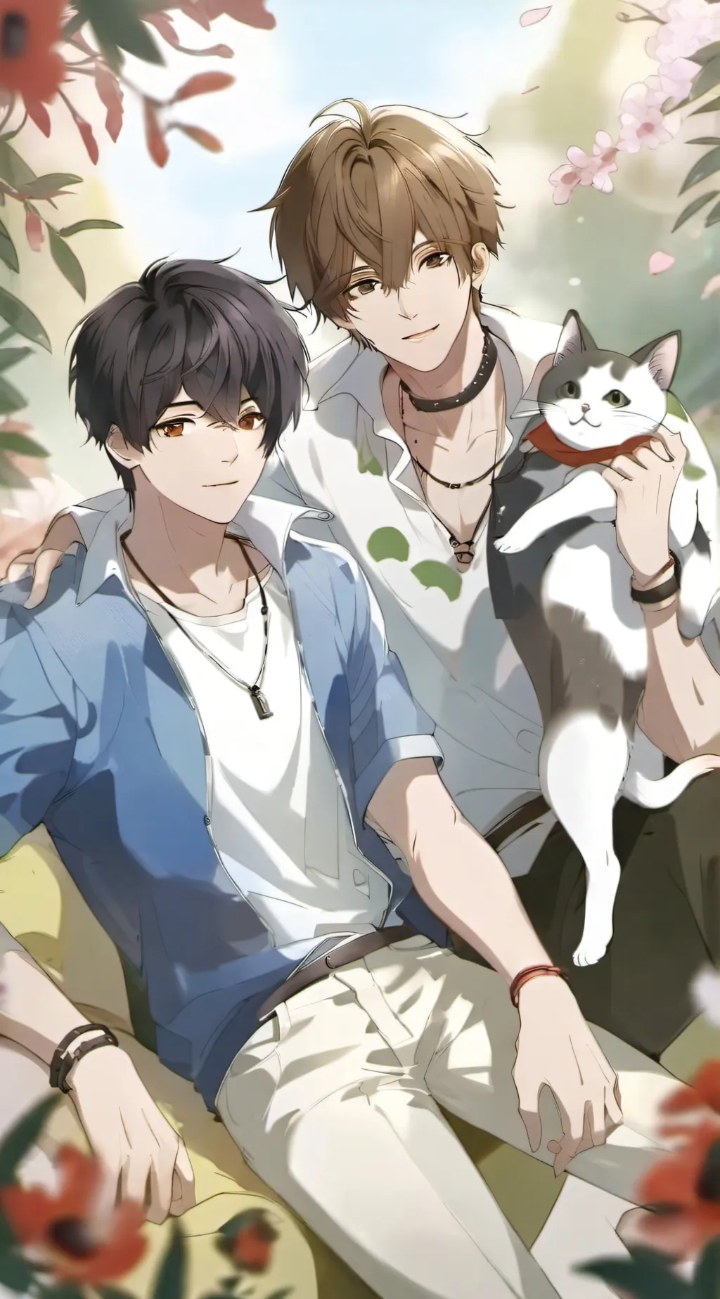 ai character: Sam and kai background