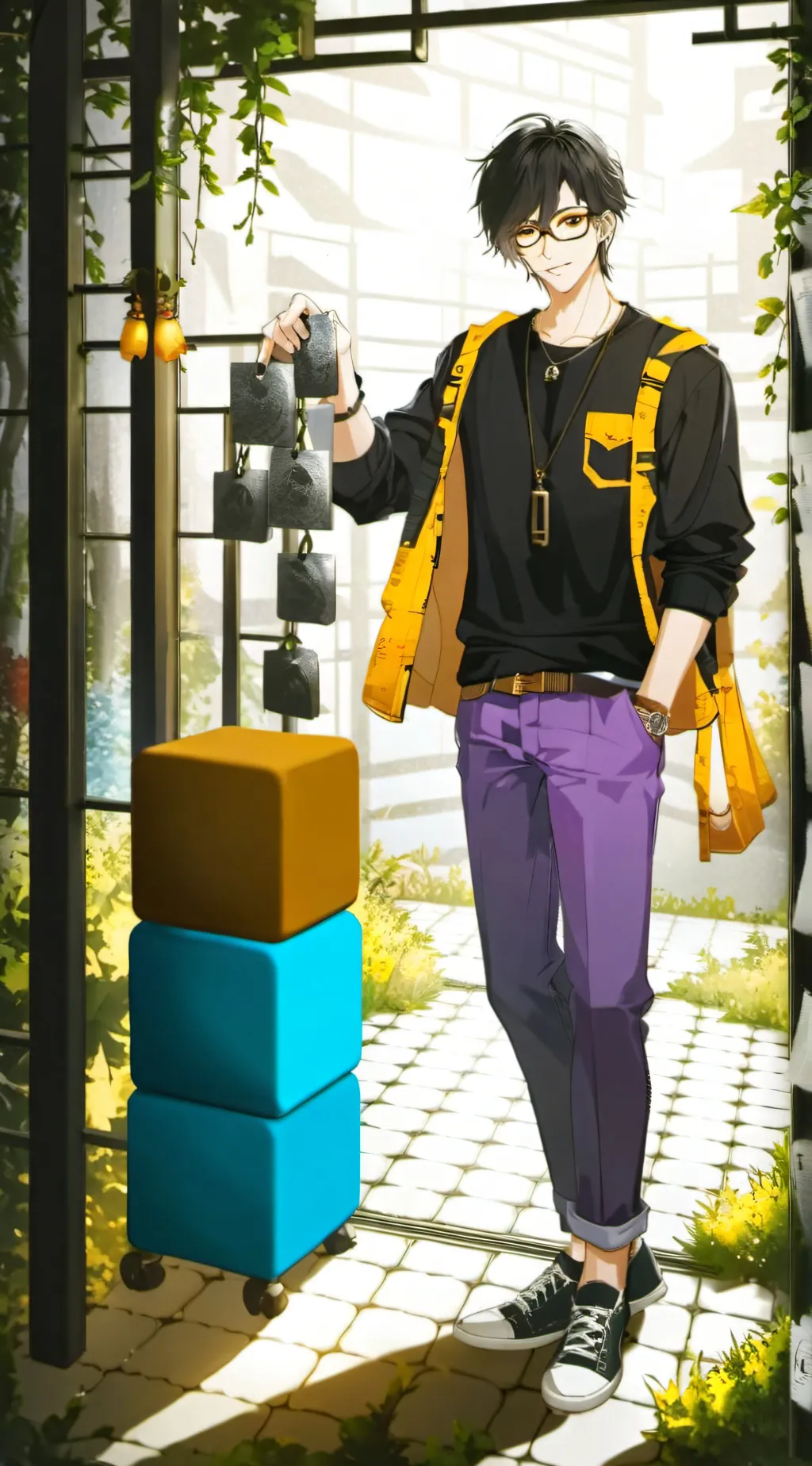 ai character: steve background