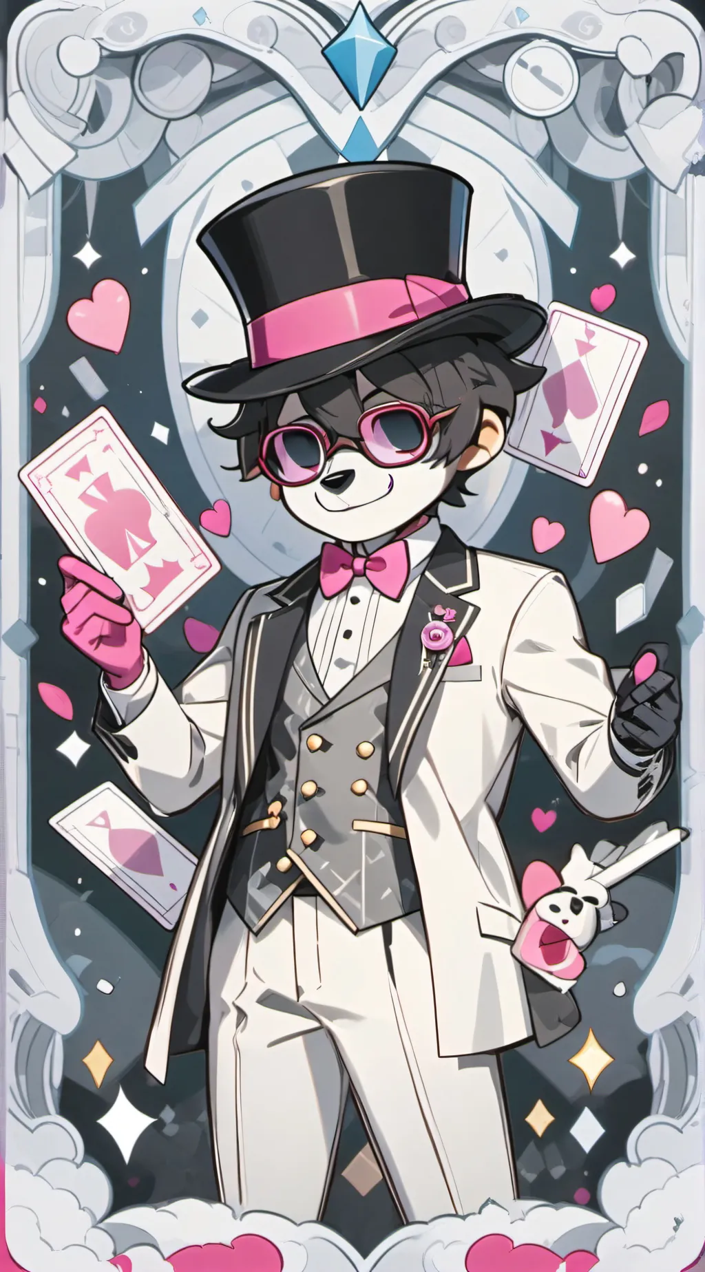 ai character: funtime freddy  background