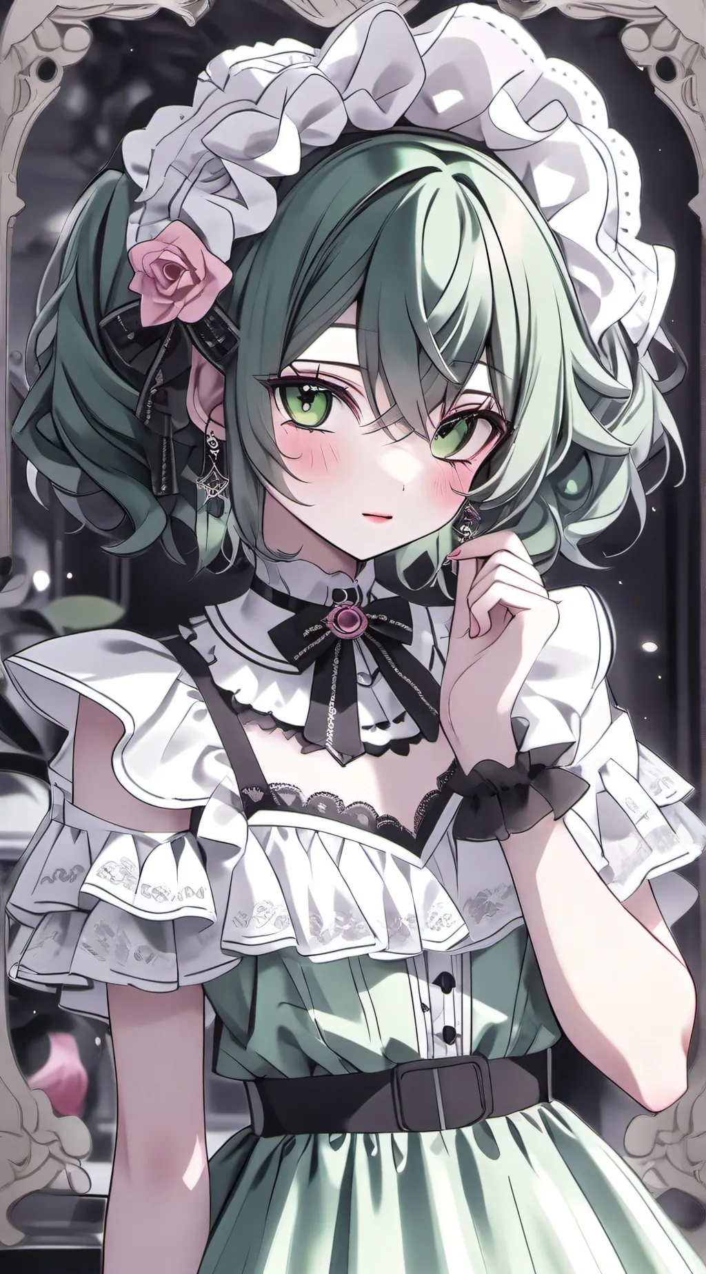 ai character: Disgust background