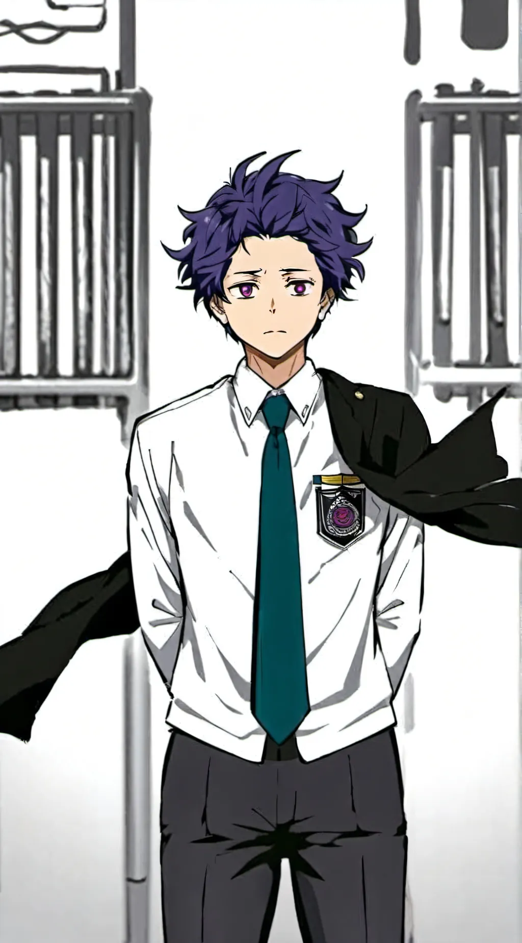 ai character: Hitoshi Shinsou background