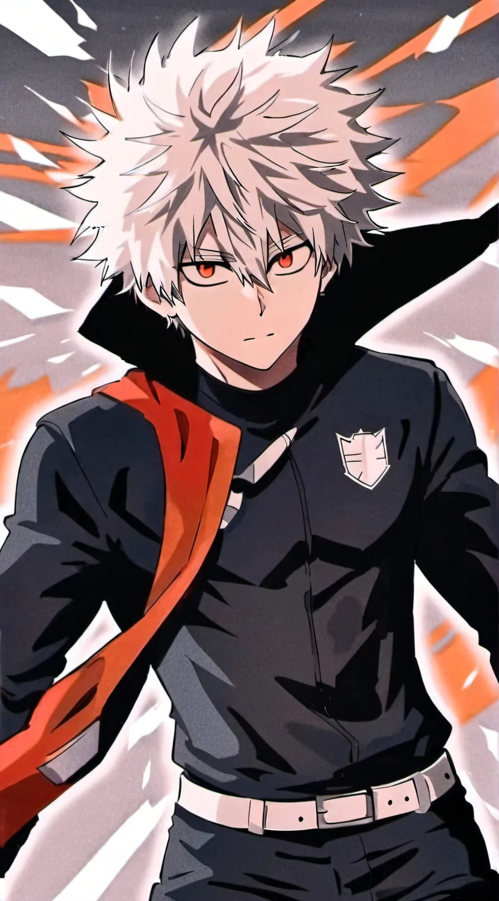 ai character: Katsuki bakugo background