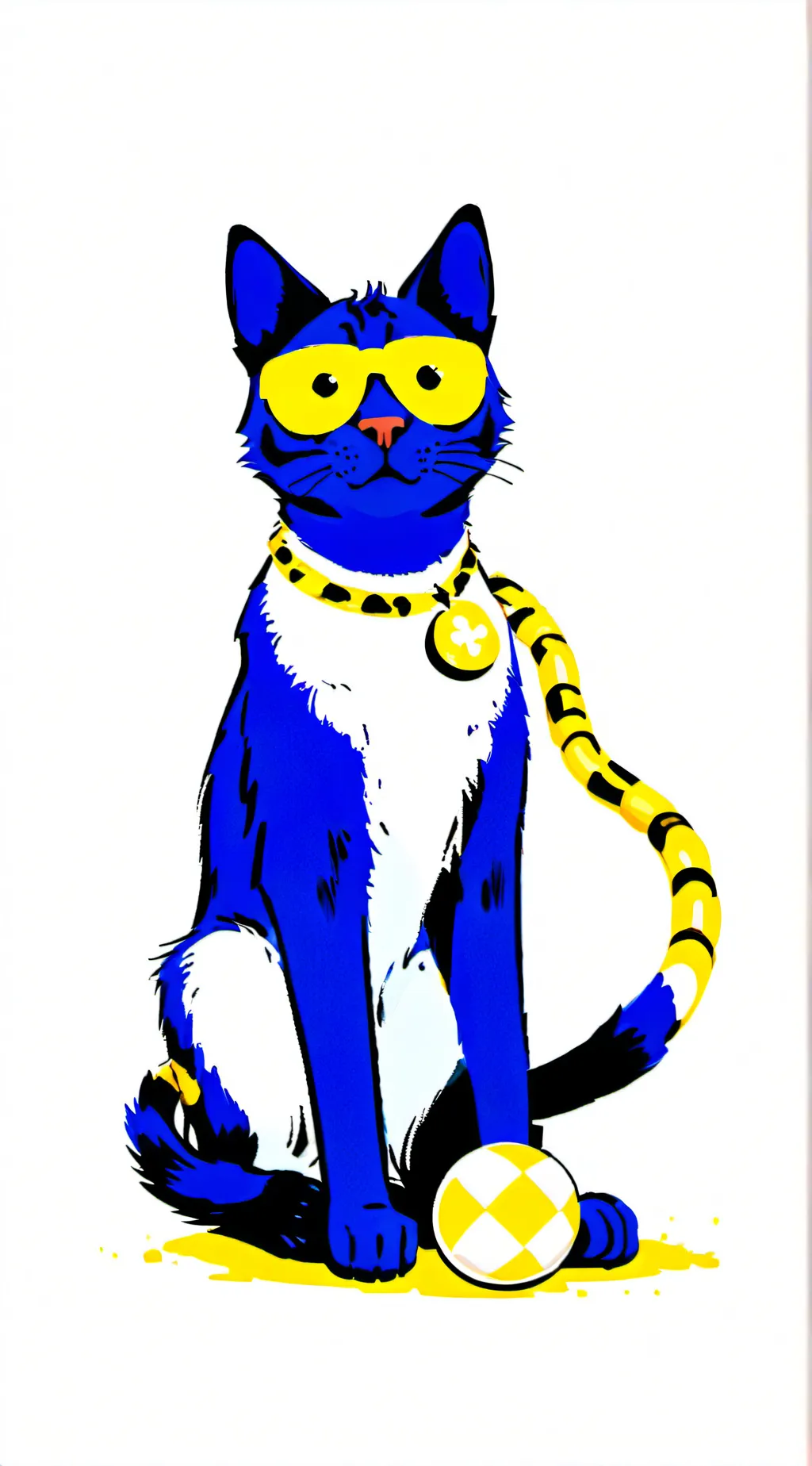 ai character: Blue Catnap background