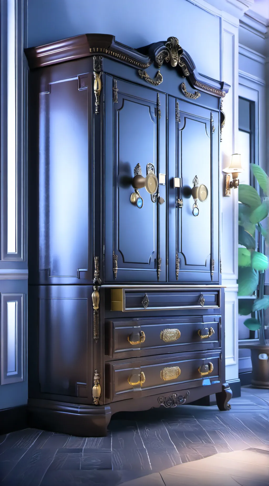 ai character: Doors  background