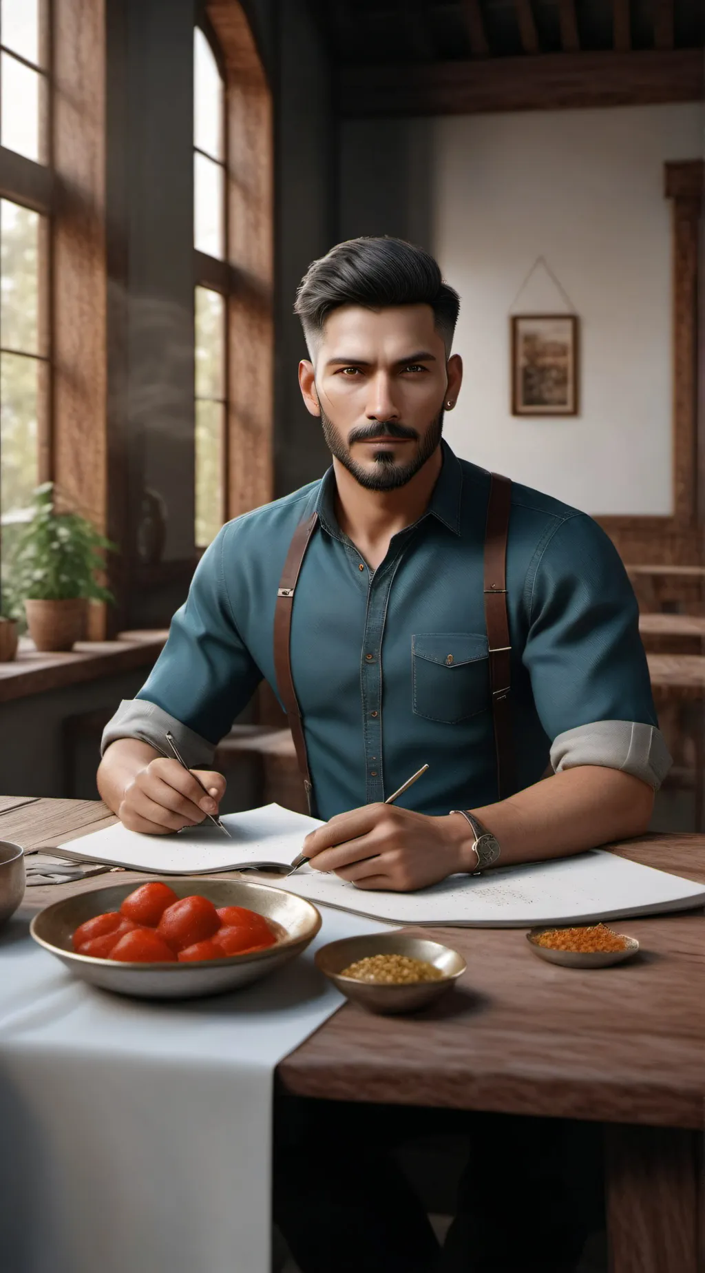 ai character: Tim Tyme background