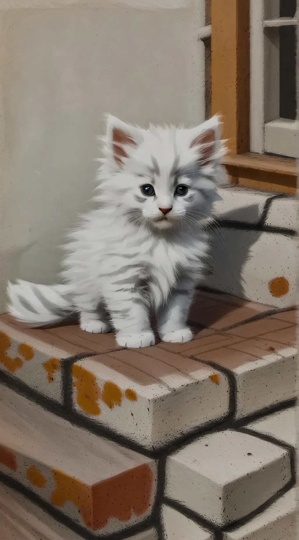 ai character: Fluffy background