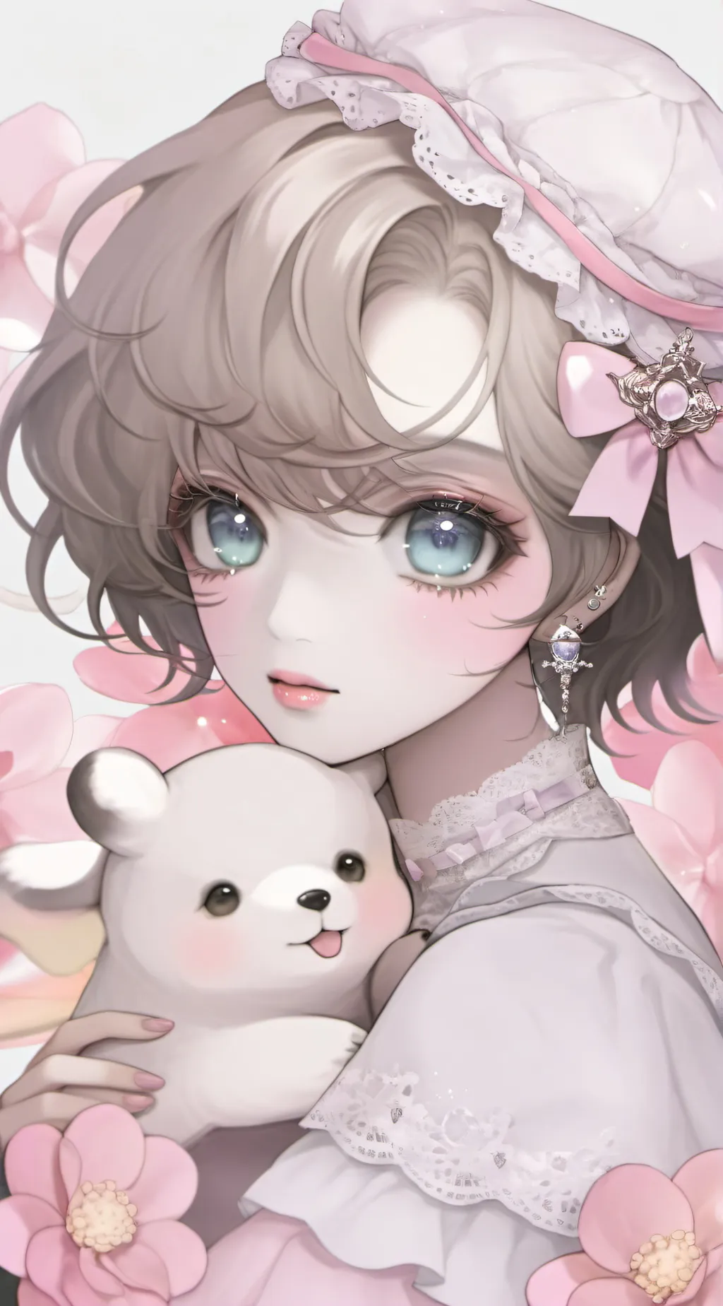ai character: Rei  background