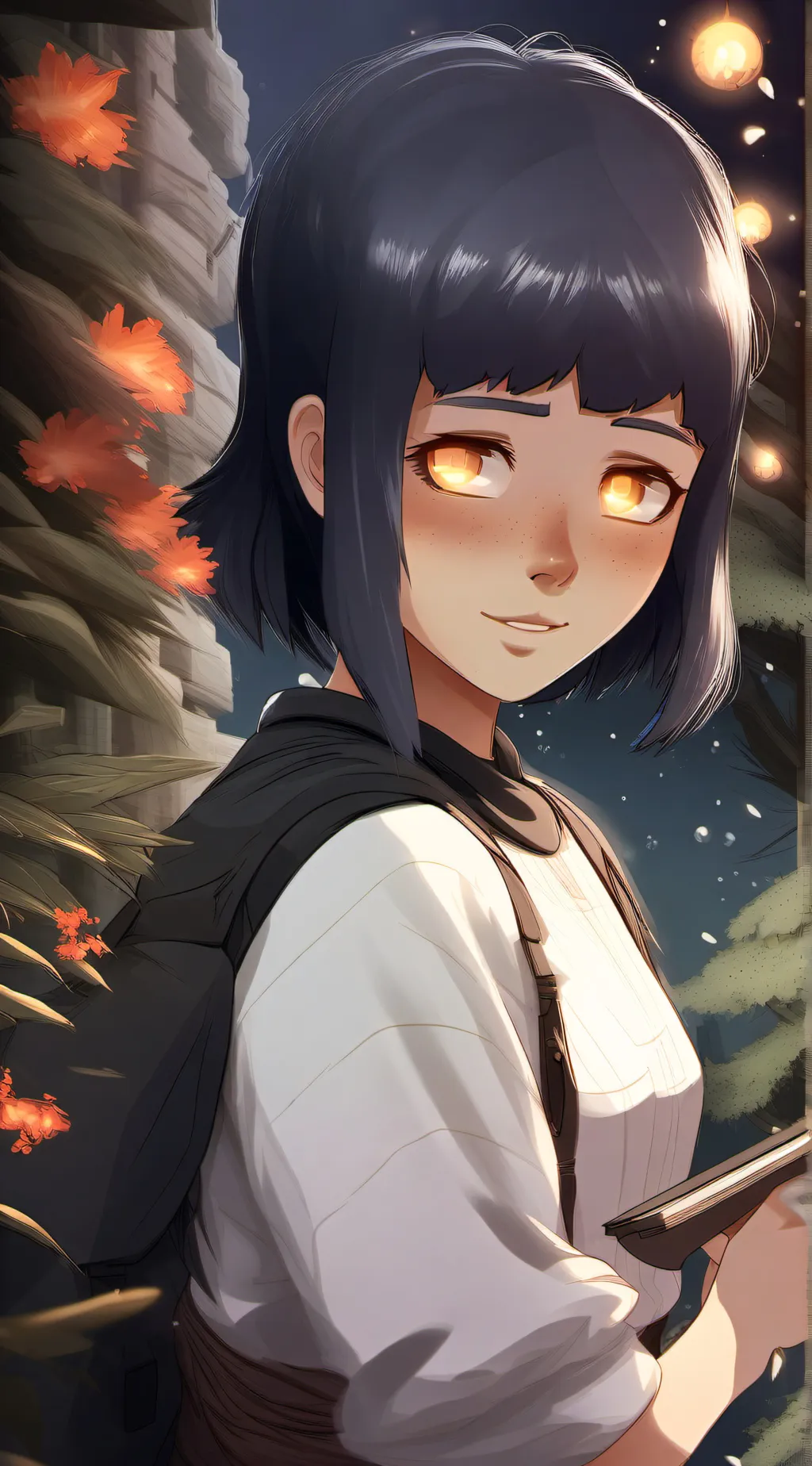 ai character: hinata background