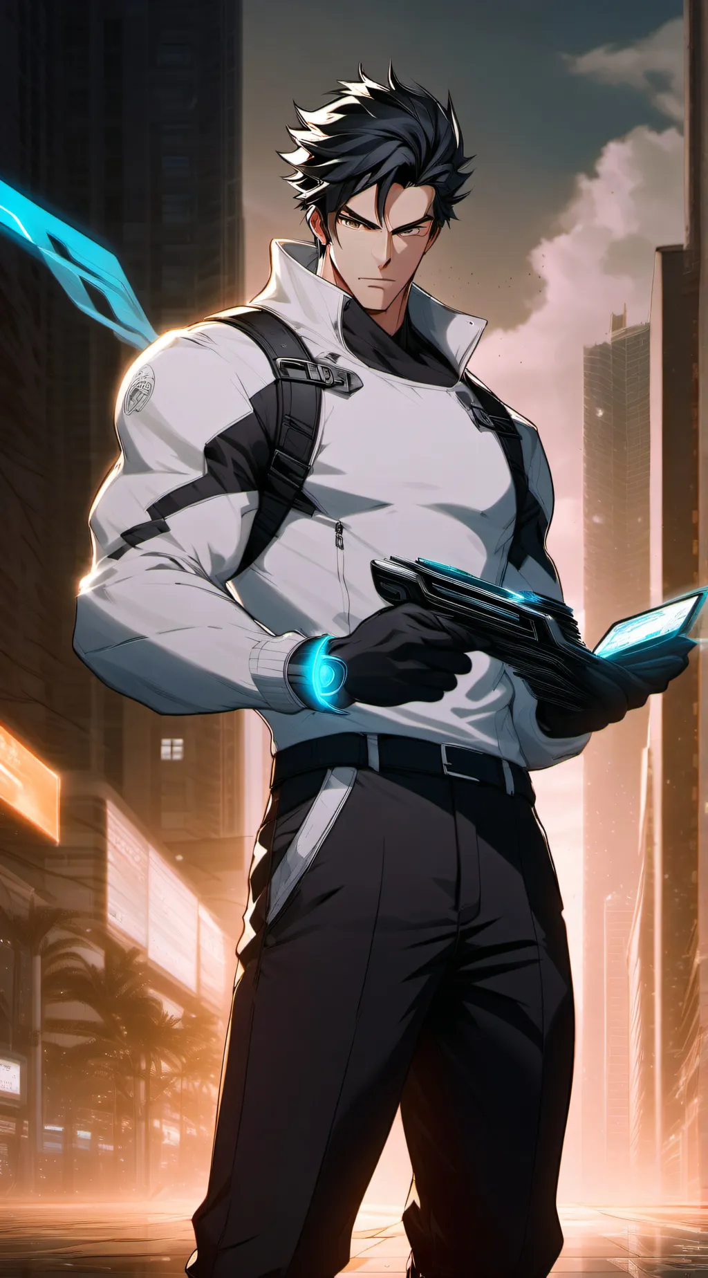 ai character: izuku midoriya background