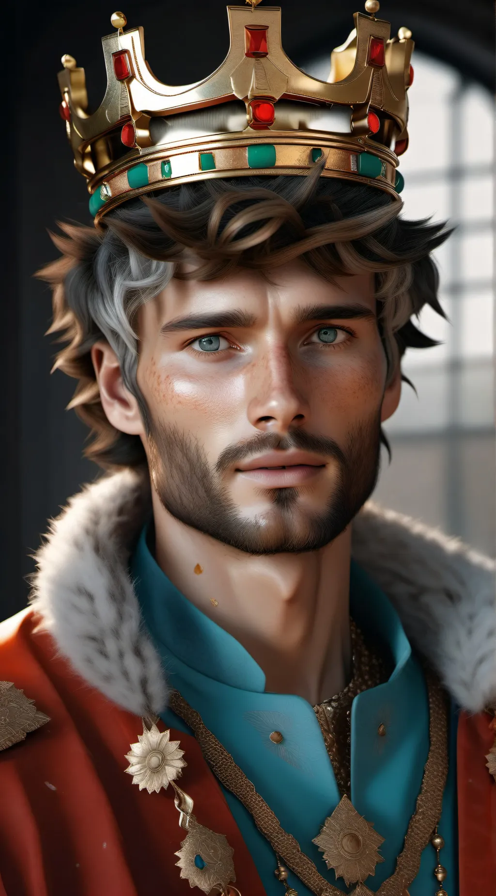 ai character: King Malik background
