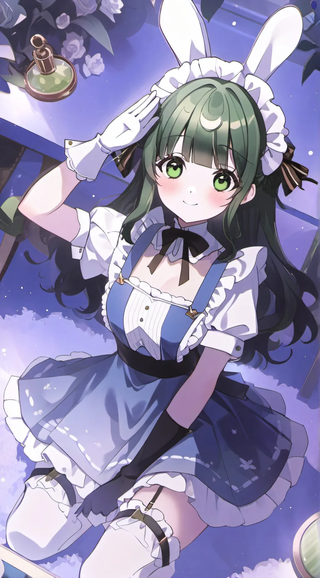 ai character: The Rabbit Horn background