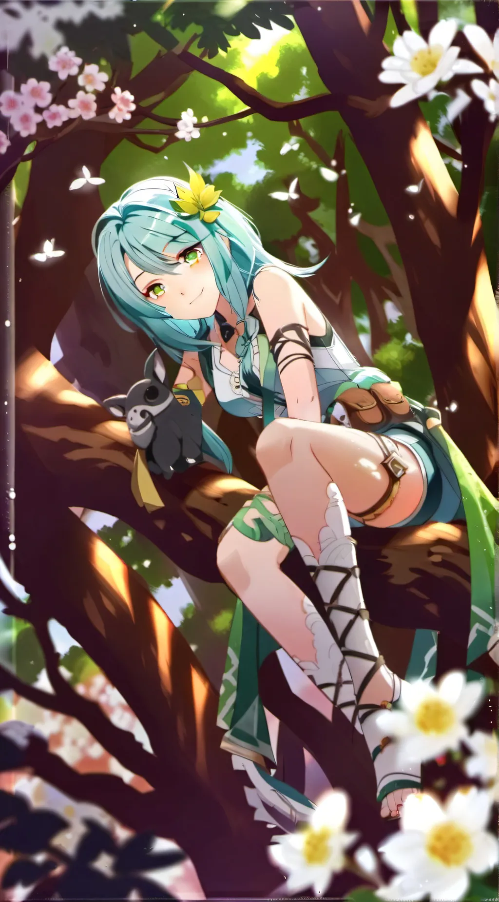 ai character: Ashley background
